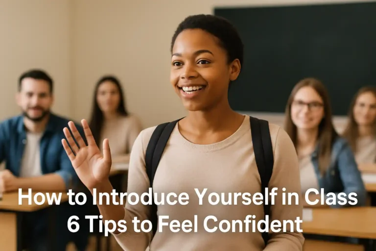 How to Introduce Yourself in Class 6 Tips to Feel Confident 1 How-to-Introduce-Yourself-in-Class-6-Tips-to-Feel-Confident_learntospeakenglish.info