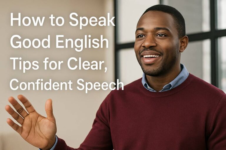 How to Speak Good English Tips for Clear Confident Speech 2 speak-english-fluently-learntospeakenglish.info